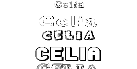 Coloriage Celia