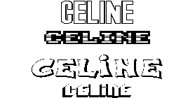 Coloriage Celine