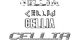 Coloriage Cellia