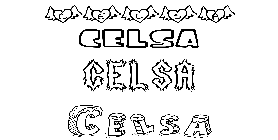 Coloriage Celsa