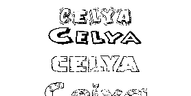 Coloriage Celya