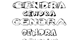 Coloriage Cendra