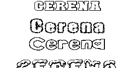 Coloriage Cerena