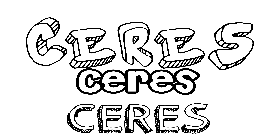 Coloriage Ceres