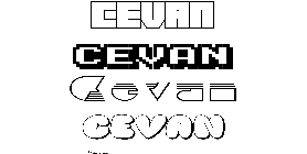Coloriage Cevan