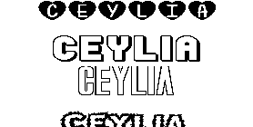 Coloriage Ceylia