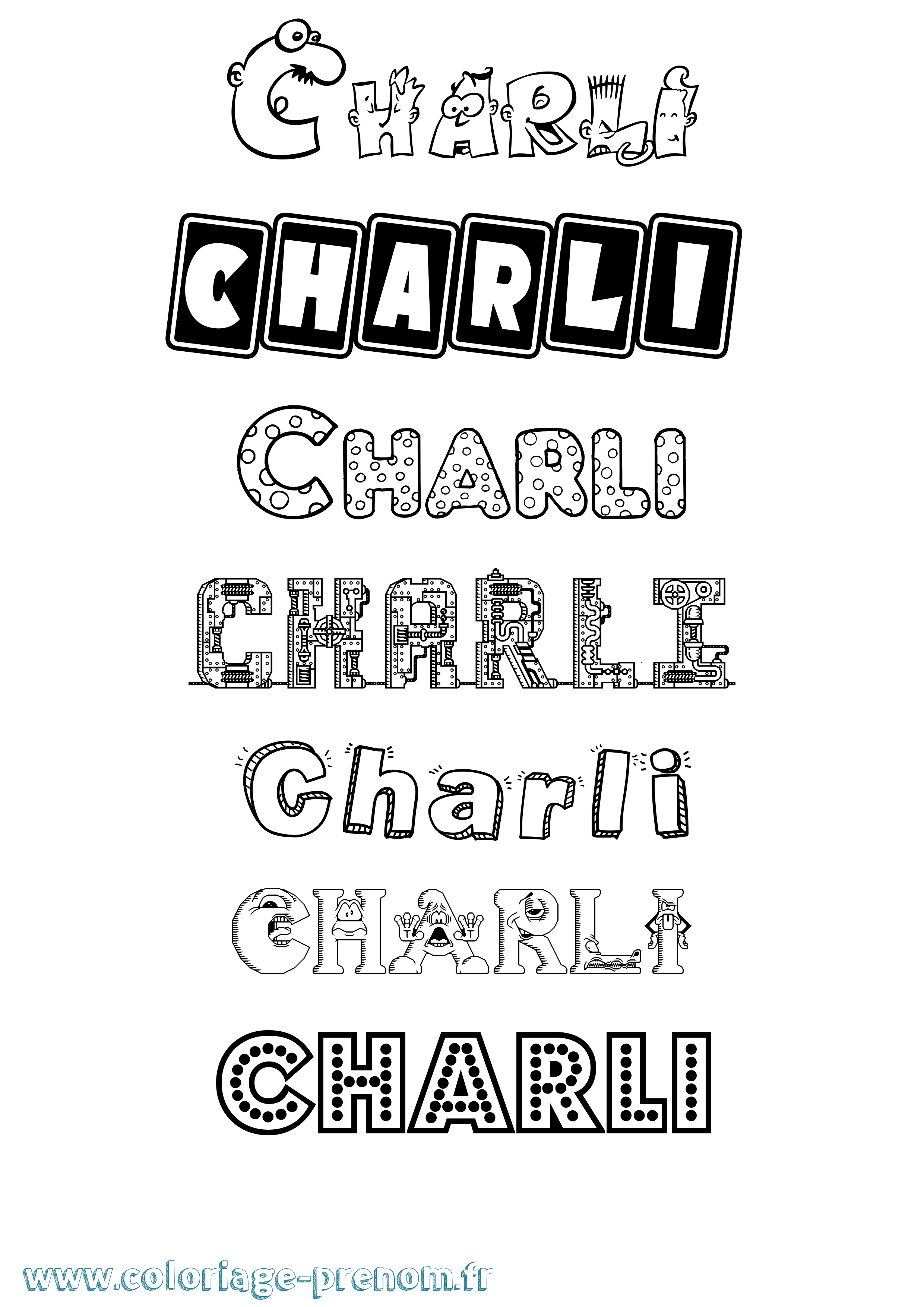 Coloriage Du Pr nom Charli Imprimer Ou T l charger Facilement Coloriage Du Pr nom Charli Imprimer Ou T l charger Facilement