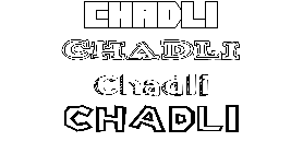 Coloriage Chadli