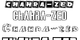 Coloriage Chahra-Zed
