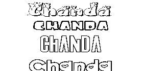 Coloriage Chanda