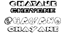 Coloriage Chayane