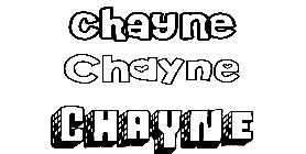 Coloriage Chayne