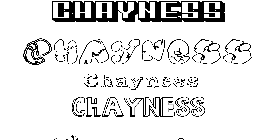 Coloriage Chayness