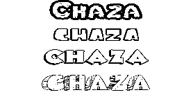 Coloriage Chaza