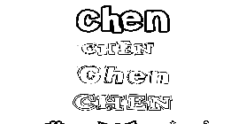 Coloriage Chen