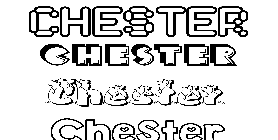 Coloriage Chester