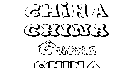 Coloriage China