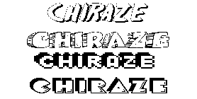 Coloriage Chiraze
