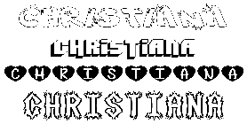 Coloriage Christiana