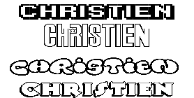 Coloriage Christien