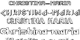 Coloriage Christina-Maria