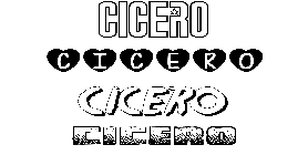 Coloriage Cicero