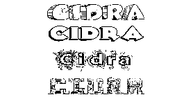 Coloriage Cidra