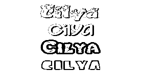 Coloriage Cilya