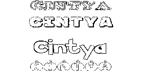 Coloriage Cintya