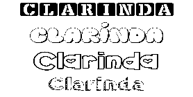 Coloriage Clarinda