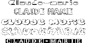 Coloriage Claude-Marie