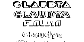 Coloriage Claudya