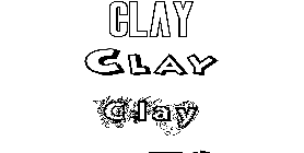 Coloriage Clay