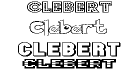 Coloriage Clebert