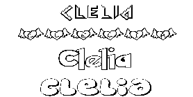 Coloriage Clelia