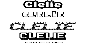 Coloriage Clelie