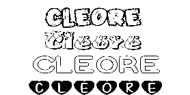 Coloriage Cleore