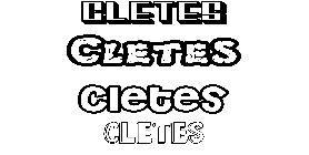 Coloriage Cletes