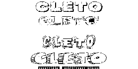 Coloriage Cleto