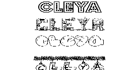 Coloriage Cleya