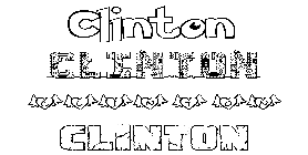 Coloriage Clinton
