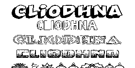 Coloriage Clíodhna