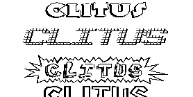 Coloriage Clitus