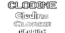 Coloriage Clodine