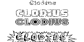 Coloriage Clodius