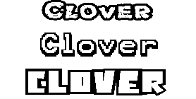 Coloriage Clover
