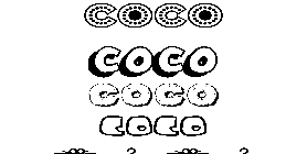 Coloriage Coco