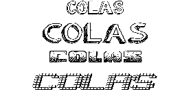 Coloriage Colas