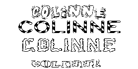 Coloriage Colinne