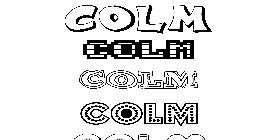 Coloriage Colm